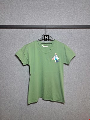 تیشرت یقه 7 گلدوزی